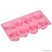 Longzang 8-Cavity Floral Leaf Silicone Cake Soap Decoration Mold - B0098IX8H2